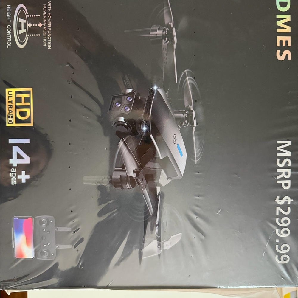 Black Drone with Camera